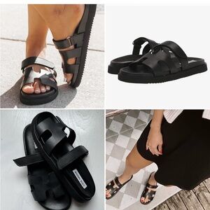 Steve Madden Mayven Black H slides